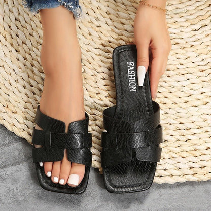 Slide™ | PU leather bale sandals 
