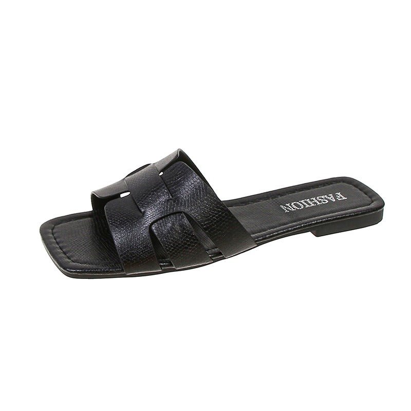 Slide™ | PU leather bale sandals 