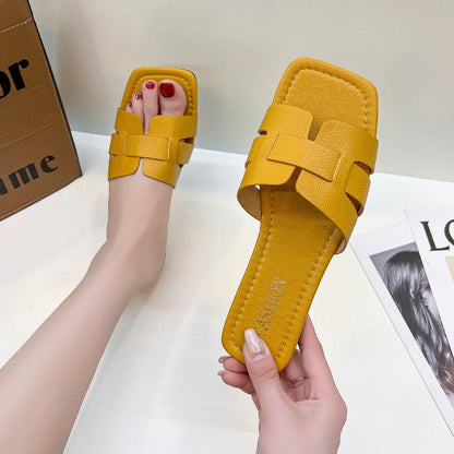 Slide™ | PU leather bale sandals 