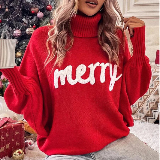 MERRY™ | Cozy holiday turtleneck sweater