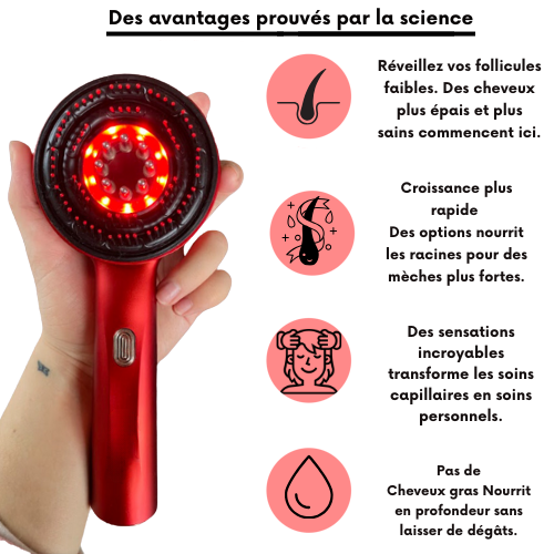 RedWave™ – Massaging Scalp Brush 