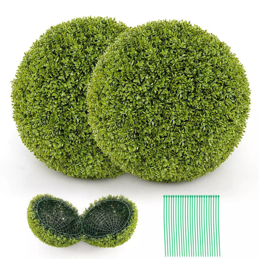 Boxora™ | 2 pieces 50cm artificial boxwood plant