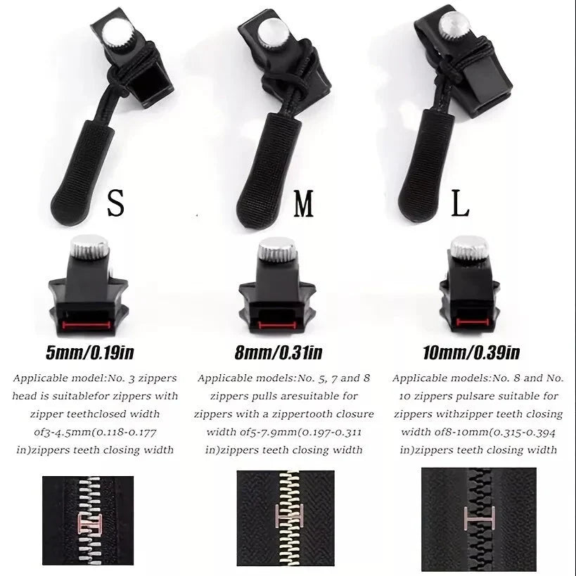 ZipFix™ – Removable and replaceable zipper puller – quick solution