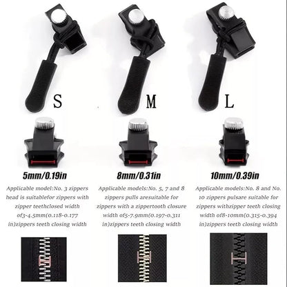 ZipFix™ – Removable and replaceable zipper puller – quick solution