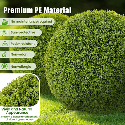 Boxora™ | 2 pieces 50cm artificial boxwood plant