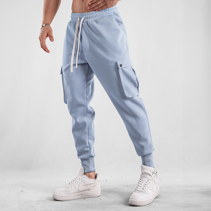 Elvin™ | Men's Cargo Joggers with Pockets – Comfort &amp; Flexibility
