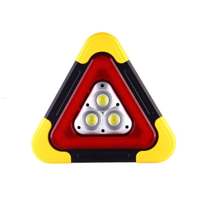 SolarAlert™ | 2-in-1 solar-powered triangular roadside warning light