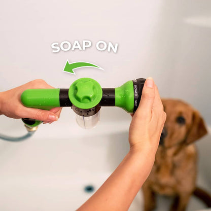 FoamClean™ | Adjustable spray nozzle for cleaning pet fur