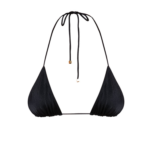 Stella™ – Black Mini Triangle Bikini Top