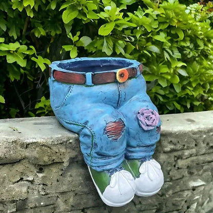 BloomPants™ | Creative 3D denim flowerpot design