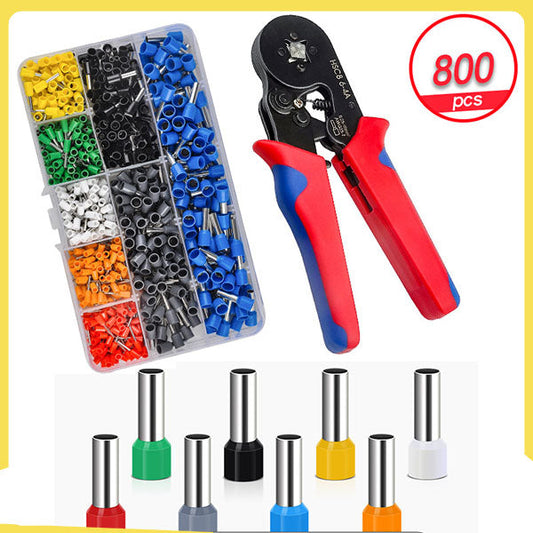 CrimpEase™ | Ratchet cutting and crimping pliers set for tubular cable lugs