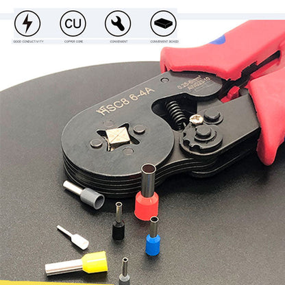CrimpEase™ | Ratchet cutting and crimping pliers set for tubular cable lugs