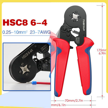 CrimpEase™ | Ratchet cutting and crimping pliers set for tubular cable lugs