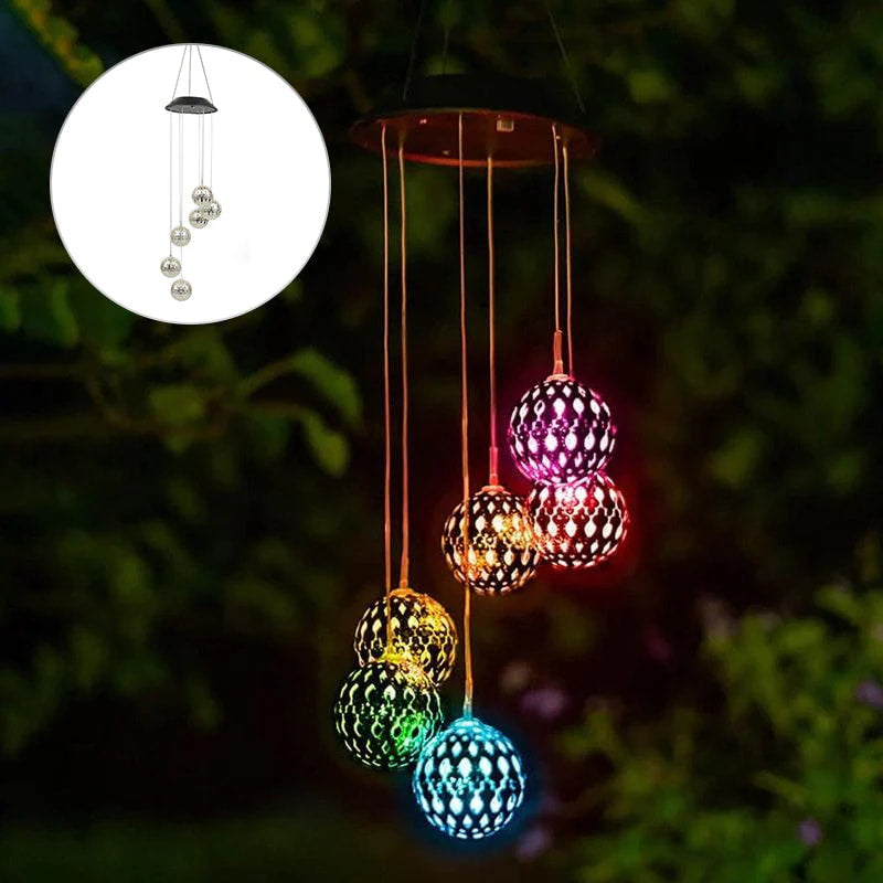 Solara™ | Waterproof outdoor solar wind chime