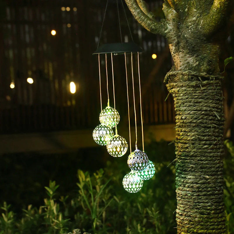 Solara™ | Waterproof outdoor solar wind chime