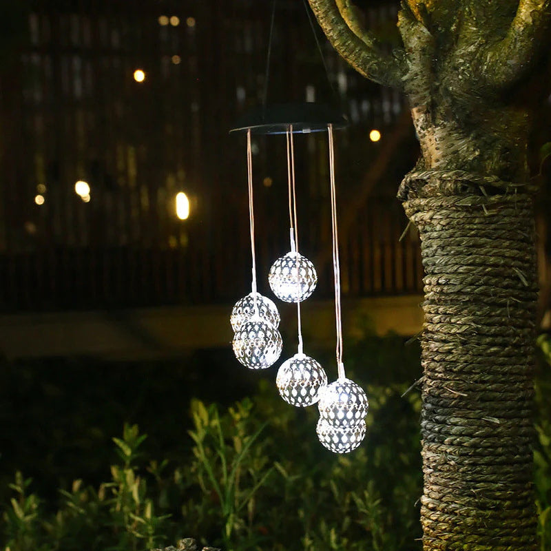Solara™ | Waterproof outdoor solar wind chime