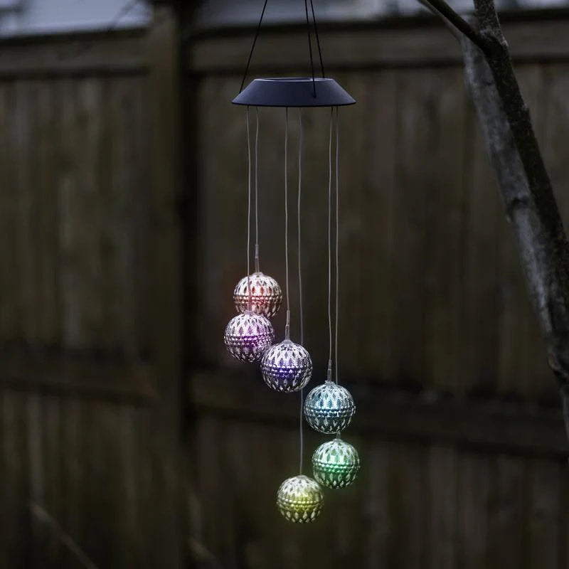 Solara™ | Waterproof outdoor solar wind chime