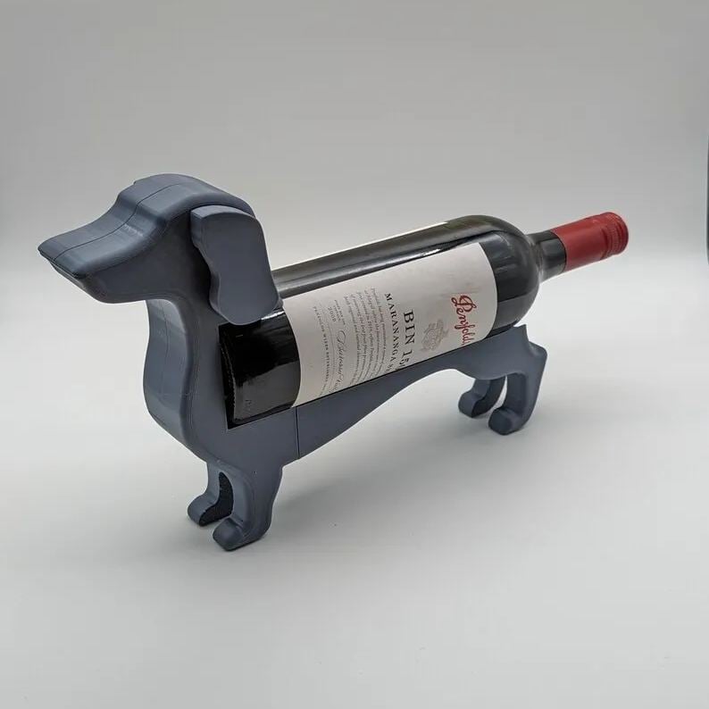 VinoDackel™ | Dachshund wine bottle holder for stylish storage