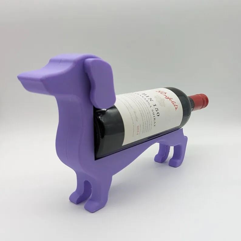 VinoDackel™ | Dachshund wine bottle holder for stylish storage