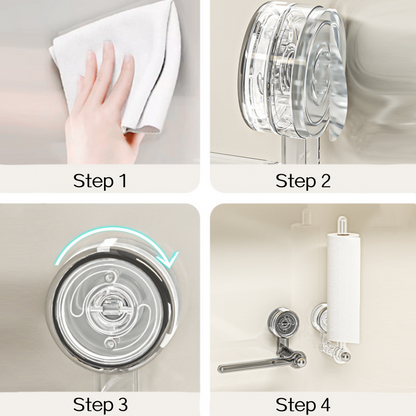 VacuRoll™ | Multifunctional vacuum suction cup toilet paper holder