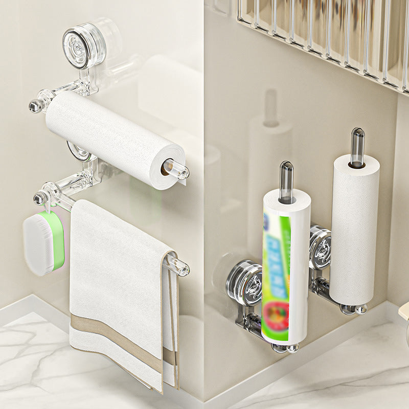 VacuRoll™ | Multifunctional vacuum suction cup toilet paper holder