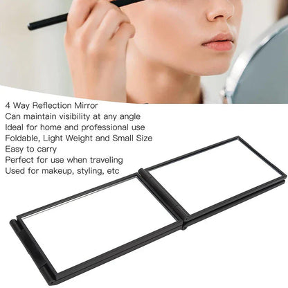 Reflecta™ – Portable 4-Way Folding Mirror