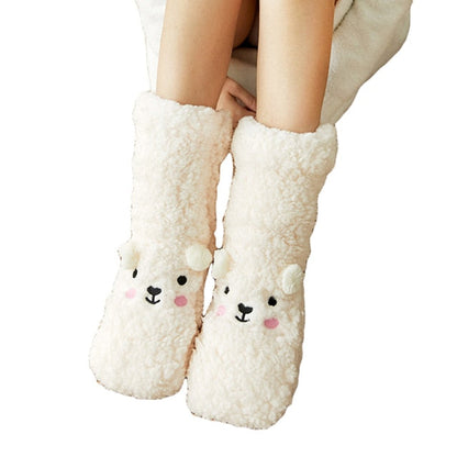 Fluffy™ | thick velvet fleece bear unisex socks