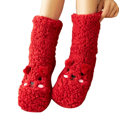 Fluffy™ | thick velvet fleece bear unisex socks