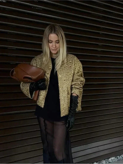 Glimmer™ Fashionable shimmering jacket for women