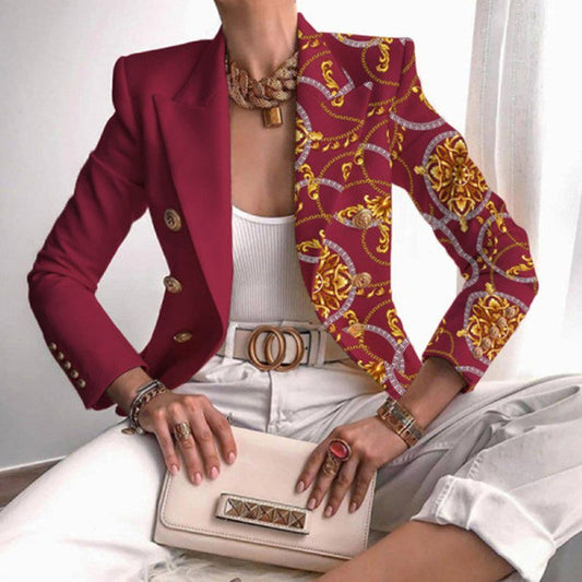 Zorvix™ | Women's blazer with elegant butterfly design