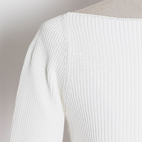 Ayesha™ | Loose-knit V-neck sweater