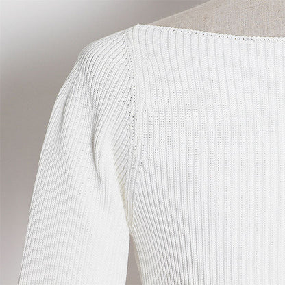 Ayesha™ | Loose-knit V-neck sweater